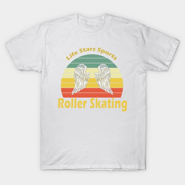 Sport Roller Skating T-Shirt by My Artsam